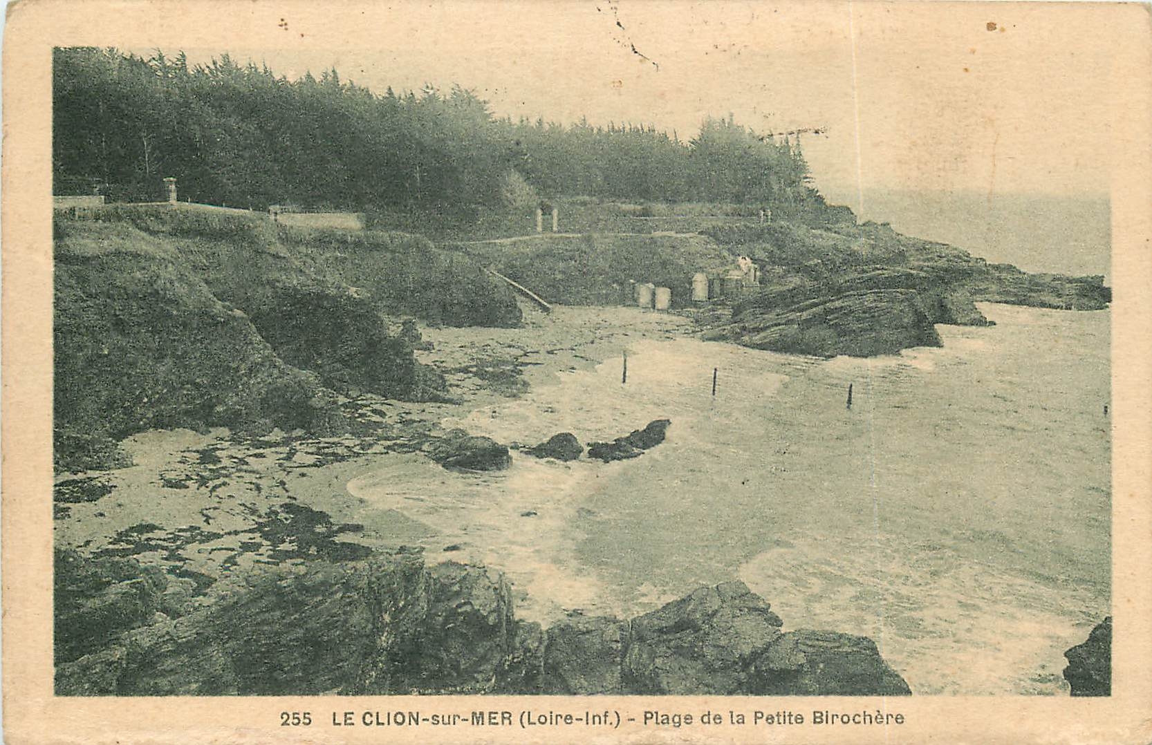 CPA Le Clion sur Mer (Loire Inf) Plage de la Petite Birochere