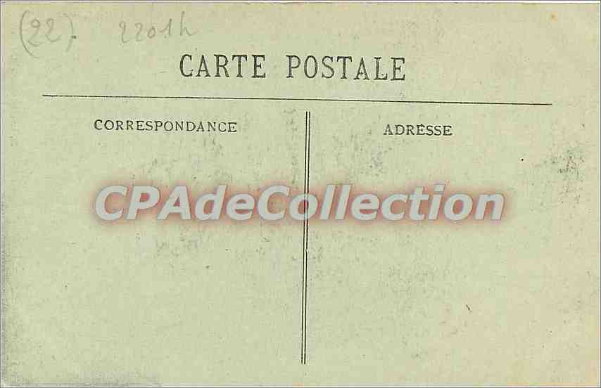 CPA Tregastel (C du N) Les Rochrs le De — Rückseite