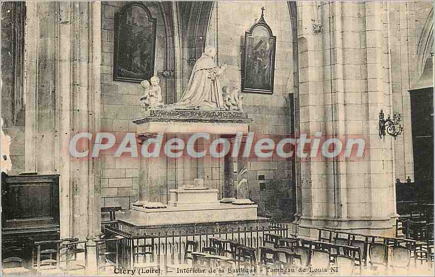 Clery (Loire) — Intérieur de la Basilique — Tombeau de Louis XI