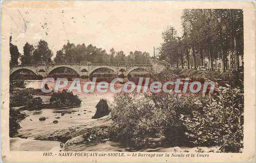 Saint-Pourçain-sur-Sioule — Le Barrage sur la Sioule et le Cours — Éditions La Chèvre, Place de l'Église-de-Ville