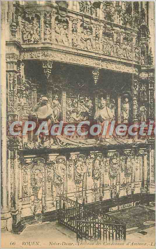 CPA Rouen N D Tombeau des Cardinaux d'Amboise