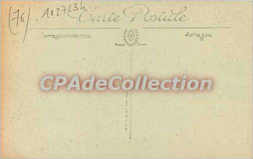 CPA Rouen N D Tombeau des Cardinaux d'Amboise — Verso
