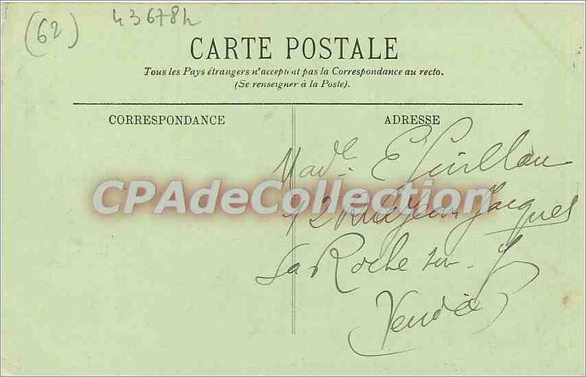 Boulogne-sur-Mer — Grosse Mer — LL. — Édition LL, n° 174 — Verso