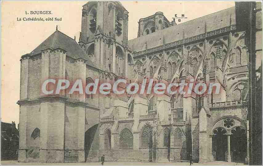 Bourges. La Cathédrale, côté Sud — CPAdeCollection - Recto