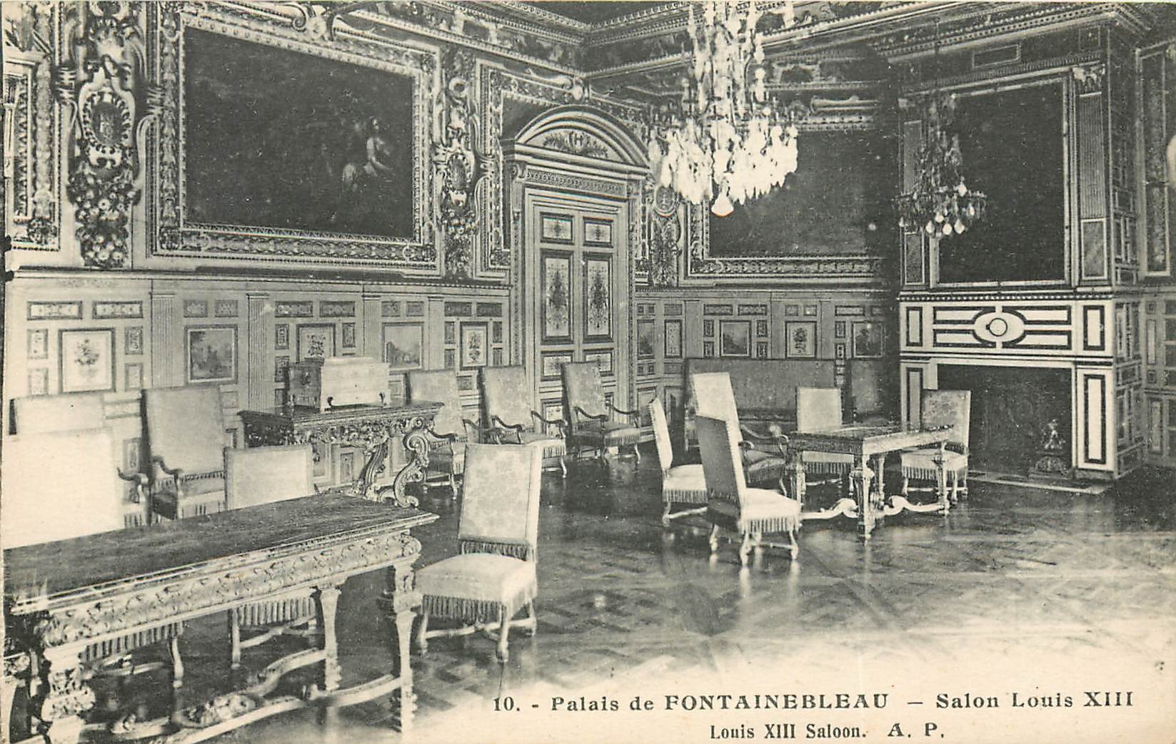 Palais de FONTAINEBLEAU — Salon Louis XIII