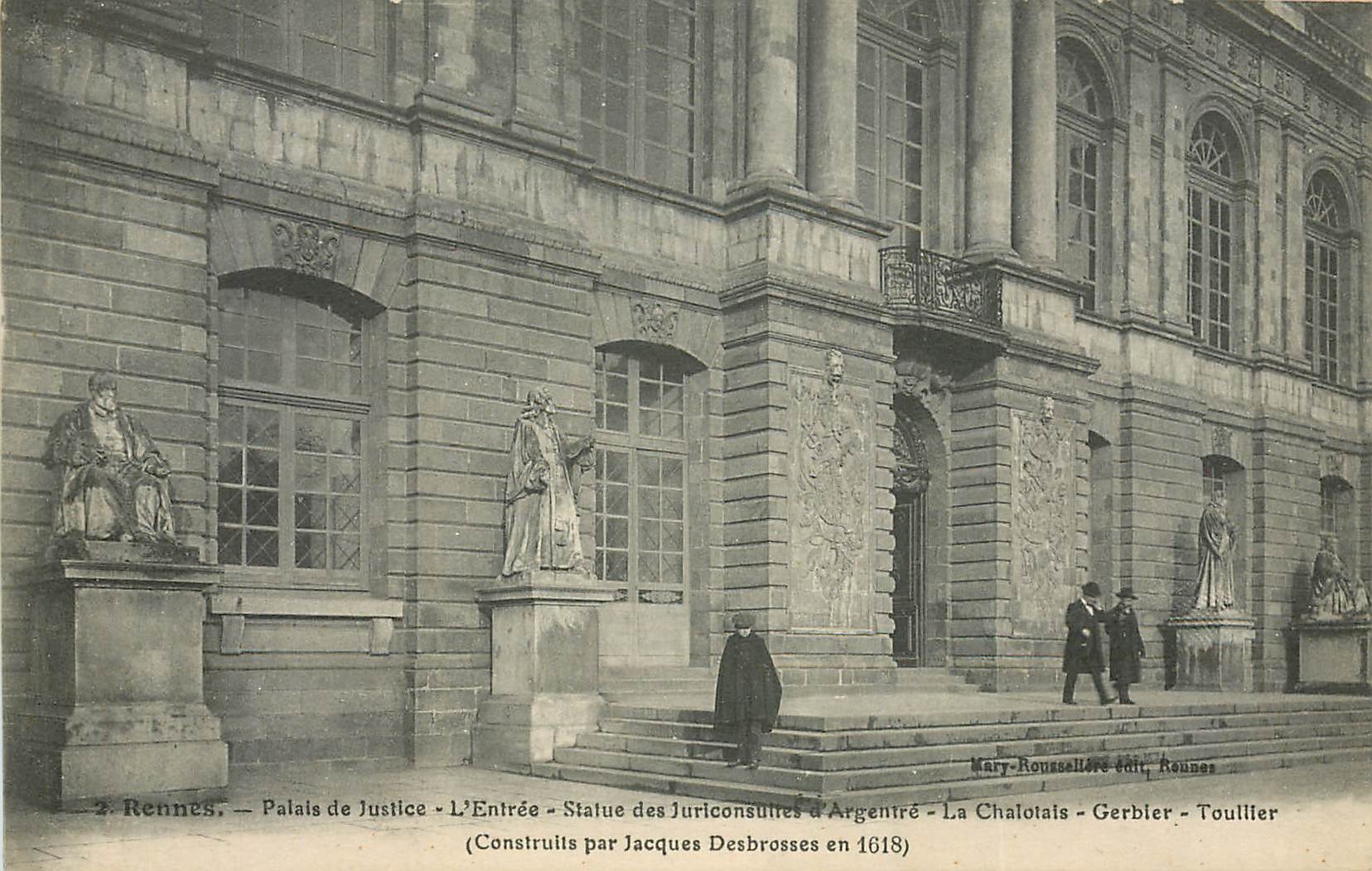 CPA RENNES palais de justice Argentré la Chalotais Gerbier Touiller