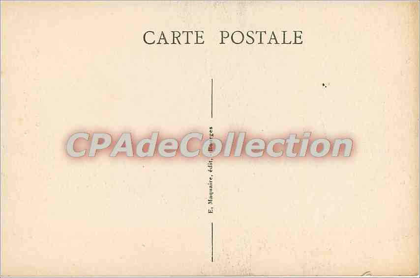 CPA La Chartre (Indre) L'Eglise vue partielle — Rückseite