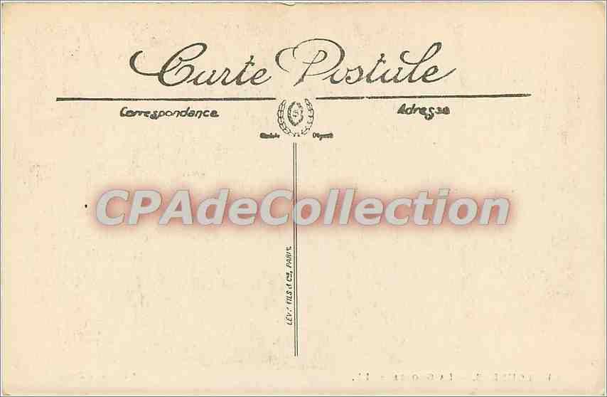 CPA Lourdes La Grotte Palais Rosaire — Verso