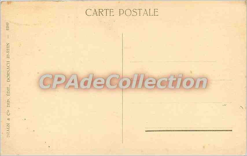 Le Giersberg pris depuis le château St-Ulrich à Ribeauvillé — CPAdeCollection — Reverso