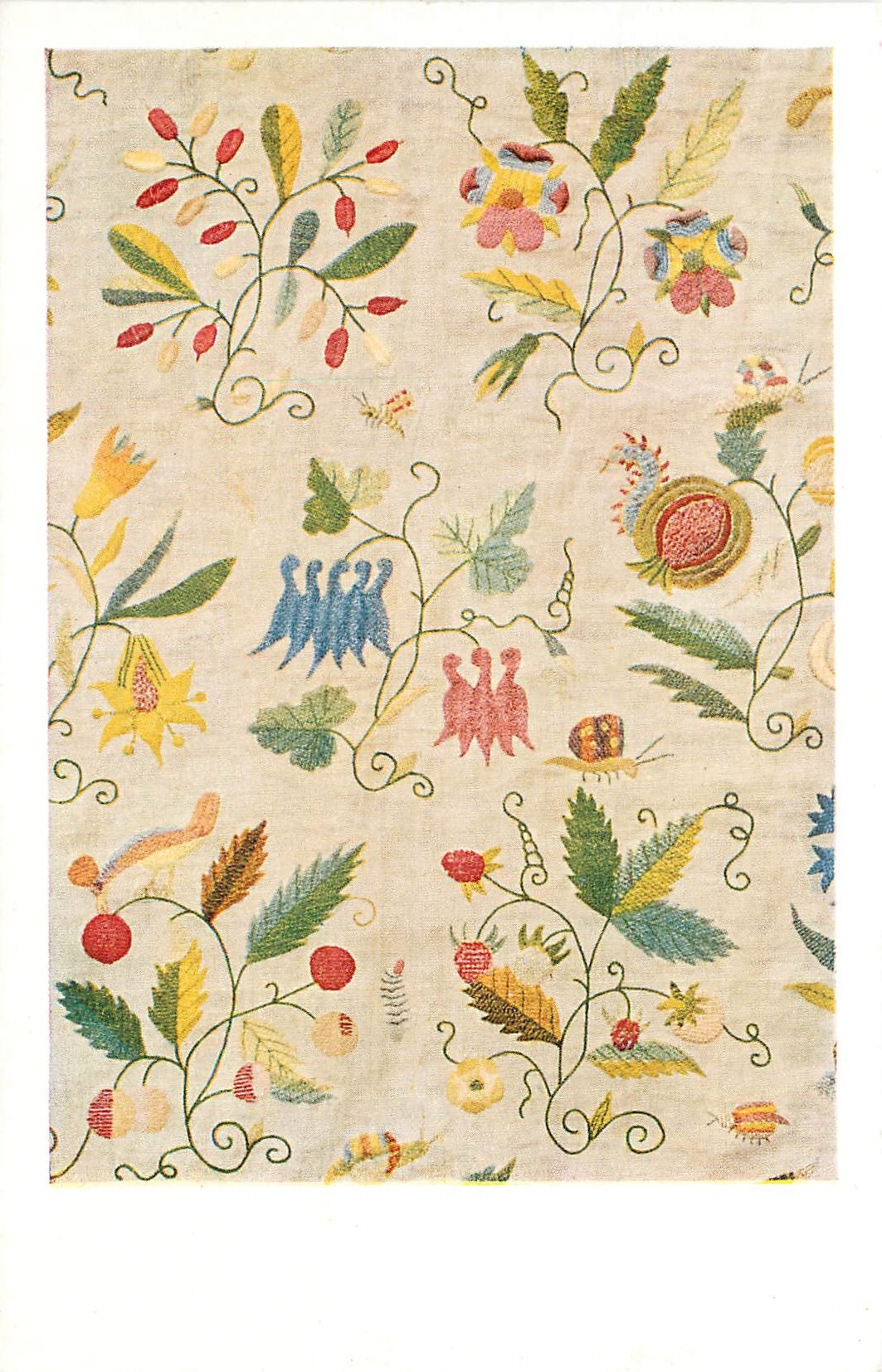 Curtain (Détail) — XVIIe siècle — Victoria and Albert Museum, T.142