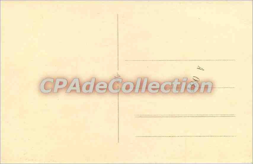 CPA arbre — Verso
