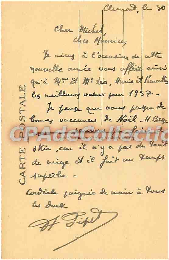 CPA Besse Porte d'entree d'Escalier du Chateau de la Reine Margot — Verso
