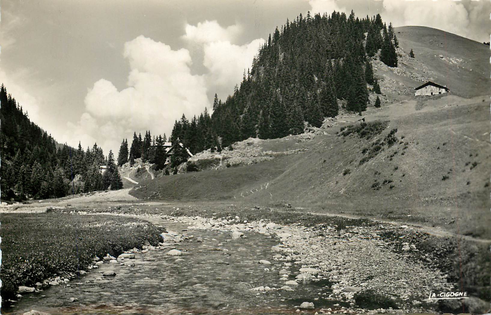 La Cigogne — Vue sur St-Guérin — Éditions André Leconte
