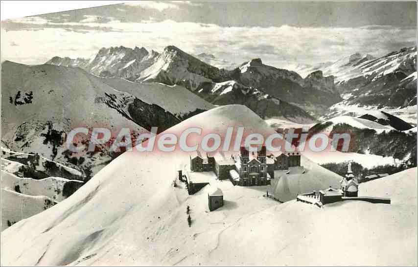 Pèlerinage de Notre-Dame de la Salette — Paysage d'hiver dans le calme des hauteurs — Sanctuaire de la Salette