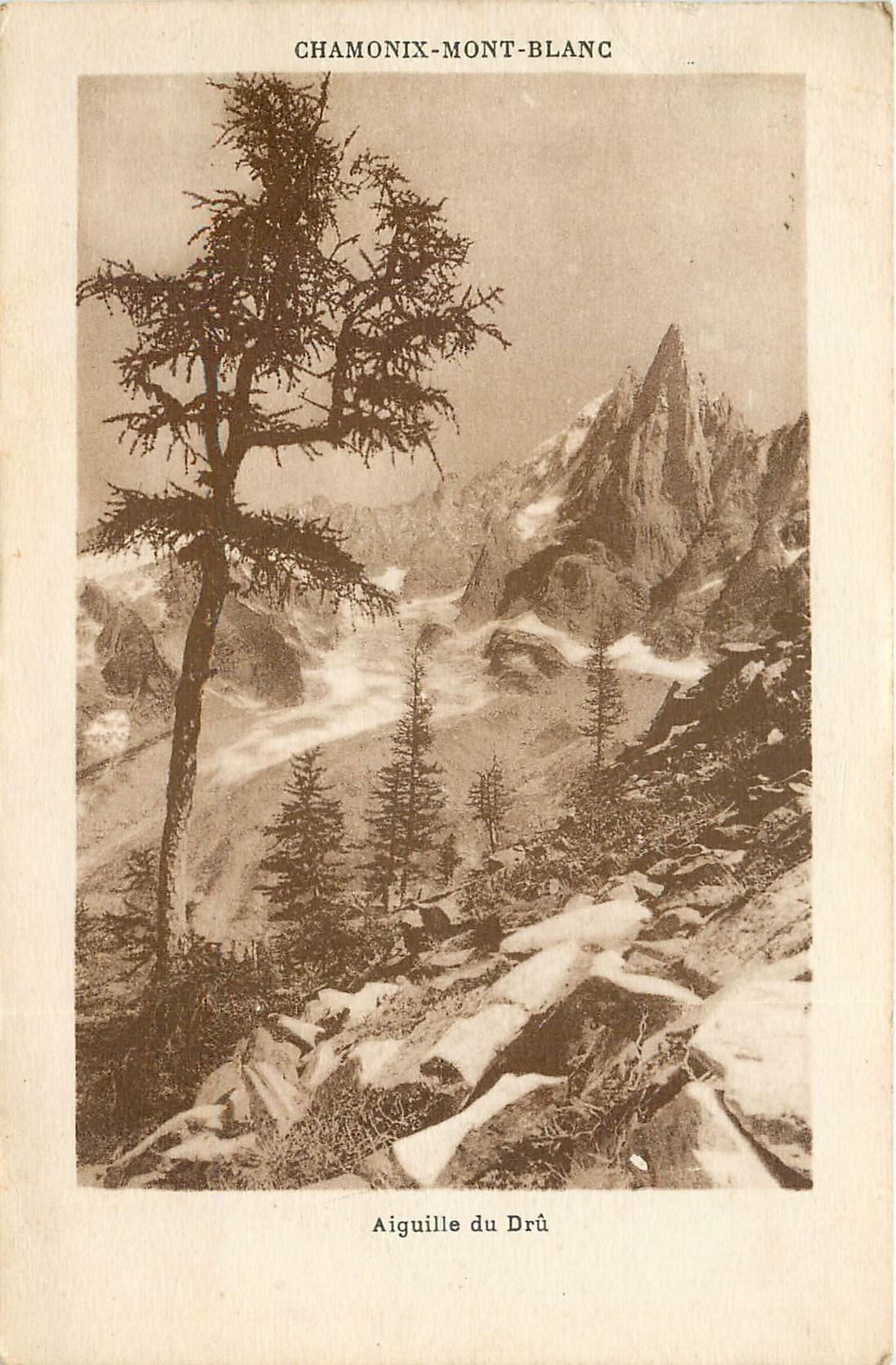 CPA Chamonix Mont Blanc Aiguille du Dru