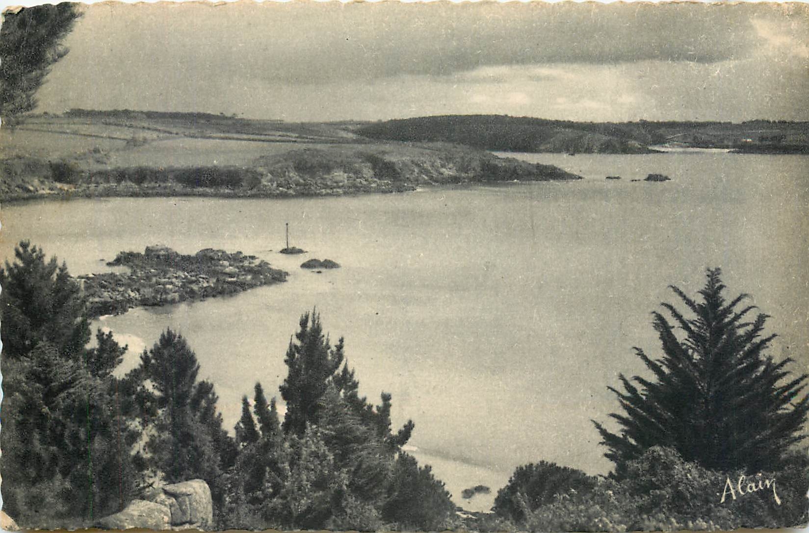 CPA Port Manech (Finisterre) l'Embouchure de l'Aven et du Belon
