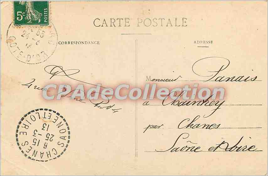 CPA Montbard Les Usines Metallirgiques — Rückseite
