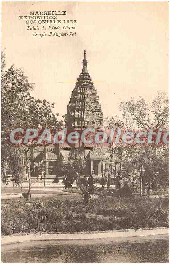 Marseille — Exposition Coloniale 1922 — Palais de l'Indo-Chine, Temple d'Angkor-Vat