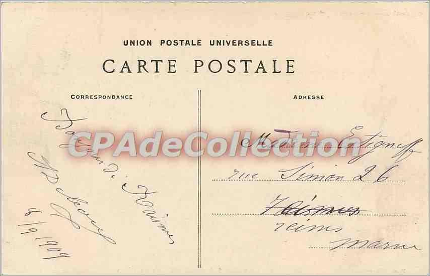 CPA Saint Amand L'Allee des Hetres — Back