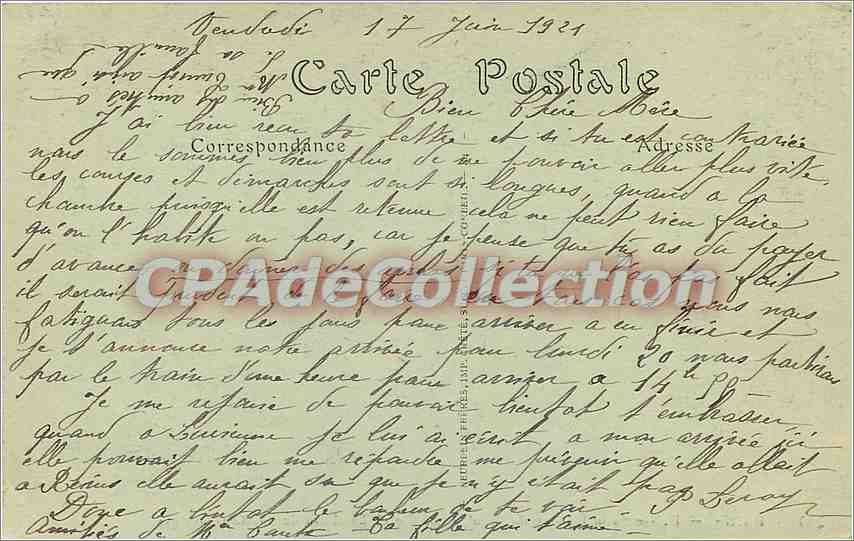 CPA Paris Eglise Saint Etienne du Mont Chapelle et Tombeau de Sainte Genevieve — Verso