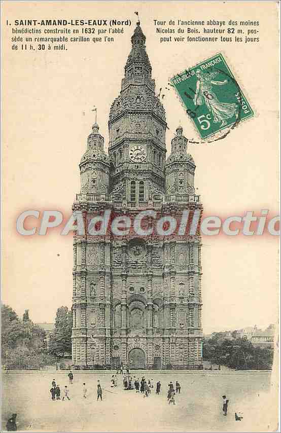 CPA Saint Amand les Eaux (Nord) Benedictine construite en 1632 pa l'abbeesede