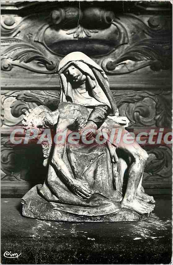 Aubazine (Corrèze) — Église Abbatiale Cistercienne (XIIe s.) — Pieta — Photographie de l'abbé Brousse