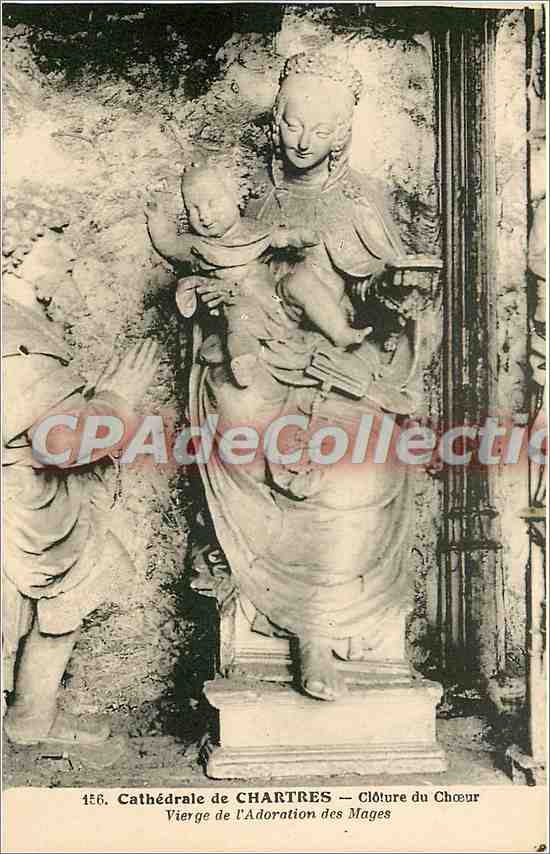 Vierge de l'Adoration des Mages — Cathédrale de Chartres — Clôture du Chœur