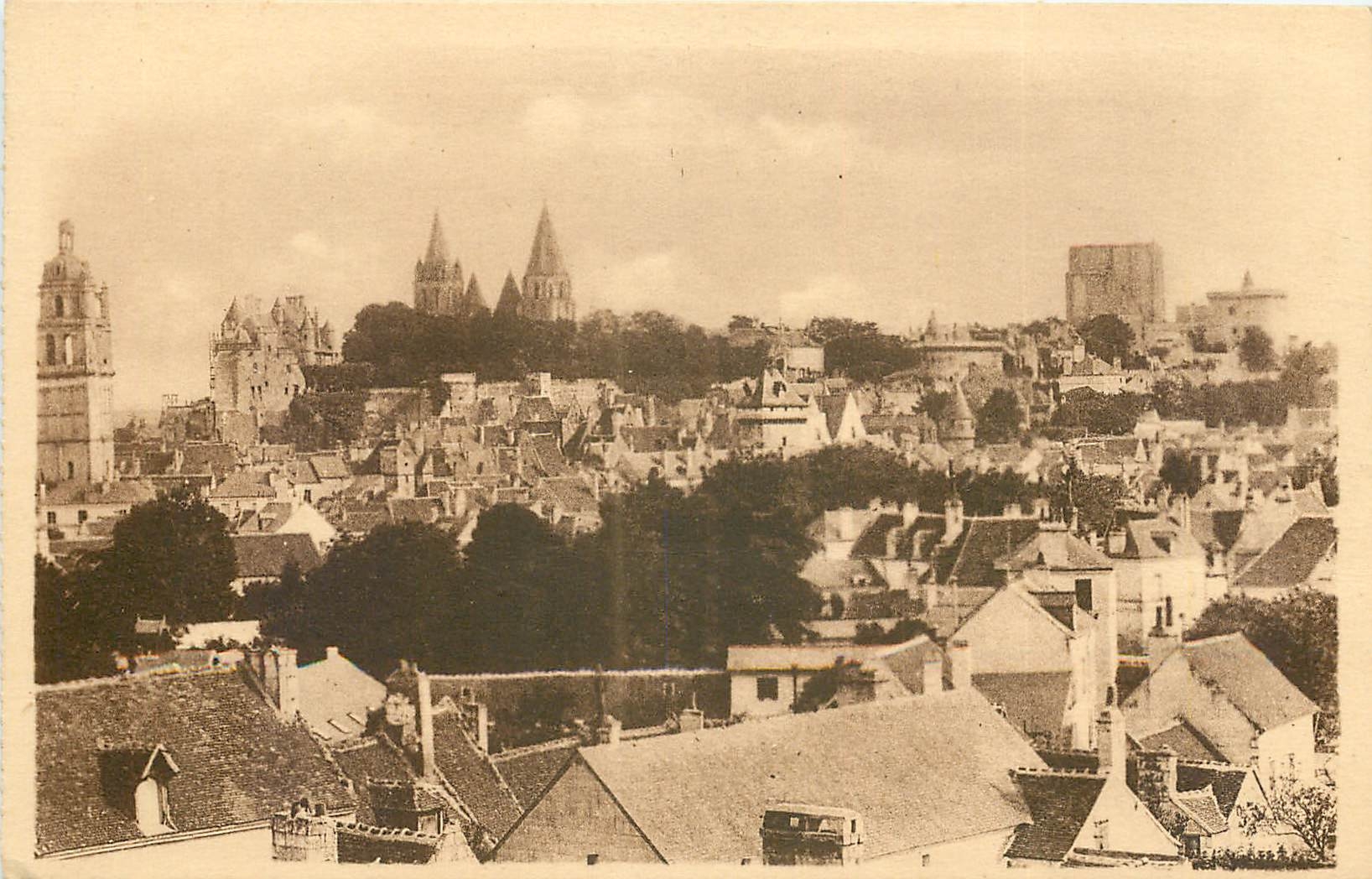 Loches — Vue générale prise du nord-ouest — Éditeur : Lévy et Neubin Réunis, Paris