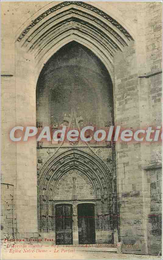Église Notre-Dame - Le Portail — Pons, Charente-Maritime — Éditeur L'Écureuil Illustré, n° 614