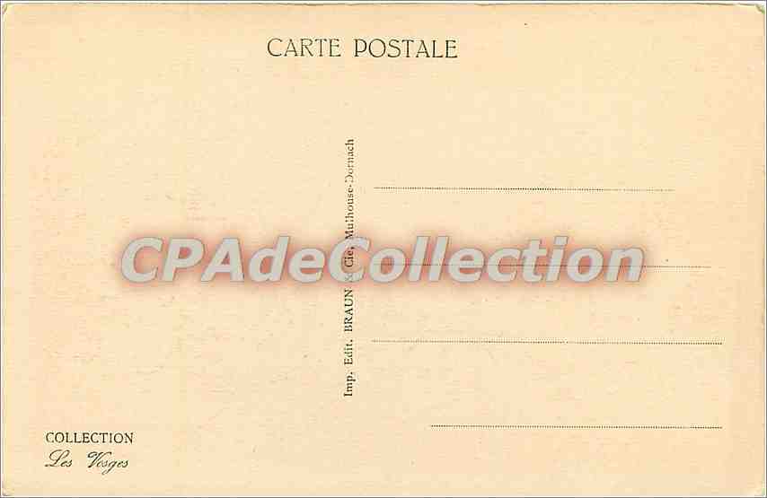 CPA Vittel Rue de la Gare — Verso