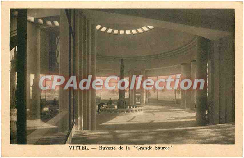 CPA Vittel Buvette de la Grande Source