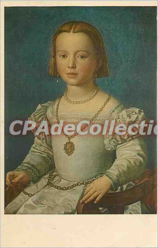 CPA Donna Maria de Medici Bronzino Firenze Galleria Uffizi