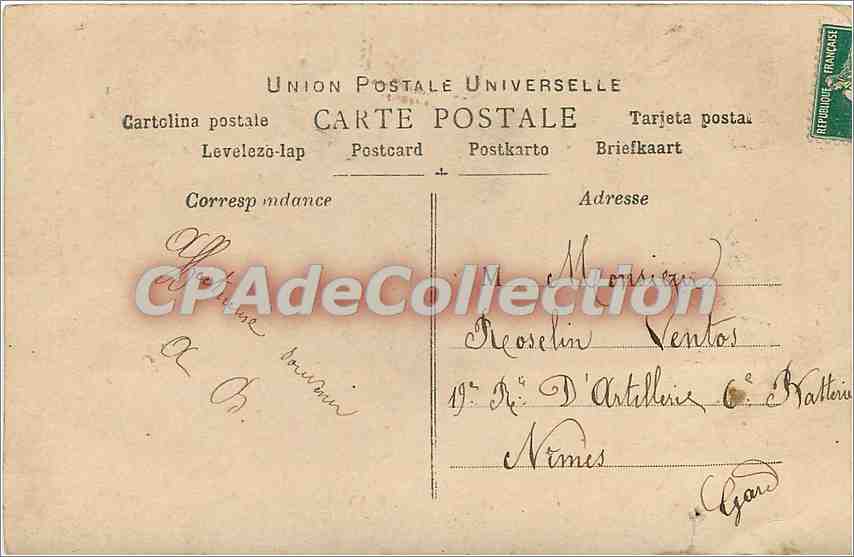 Junge Frau im Wald — Irène, n°3336 — Irène — Rückseite