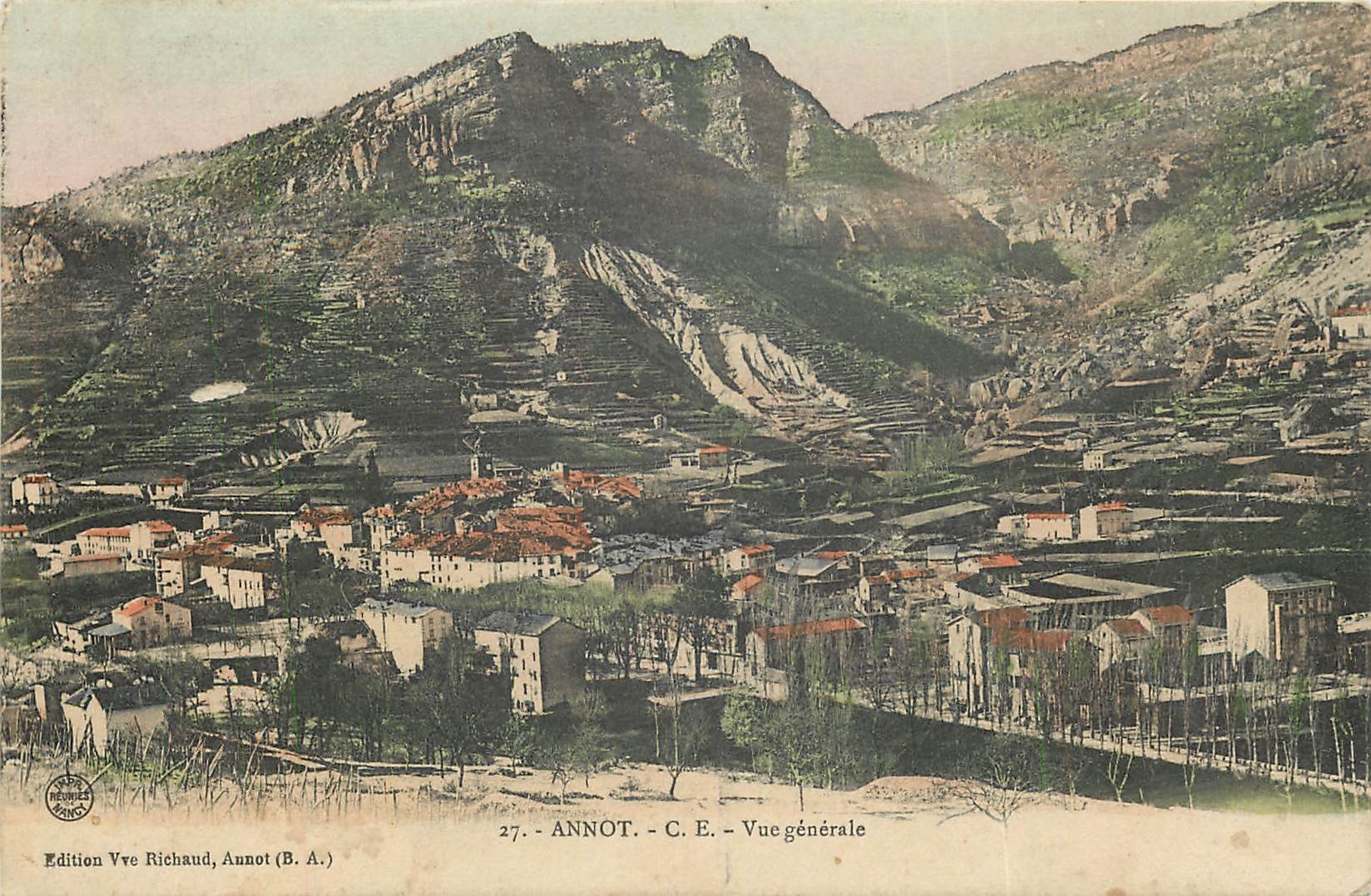 CPA Annot Vue generale