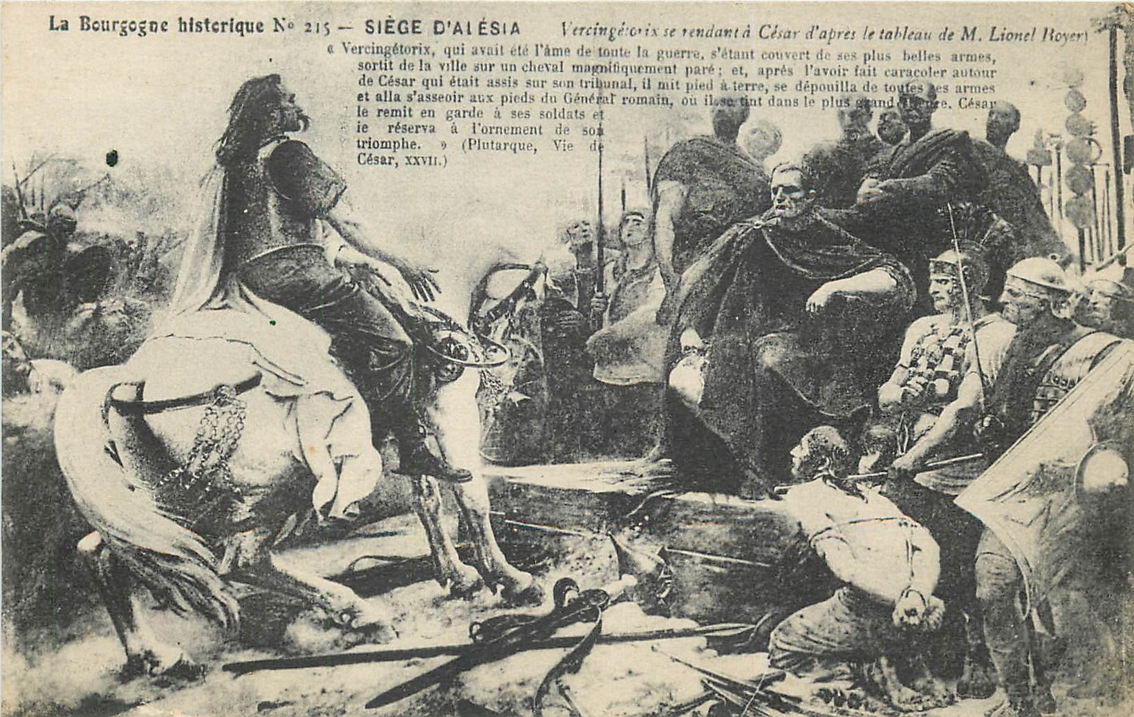 CPA La Bourgogne Historique Siege d'Alesia