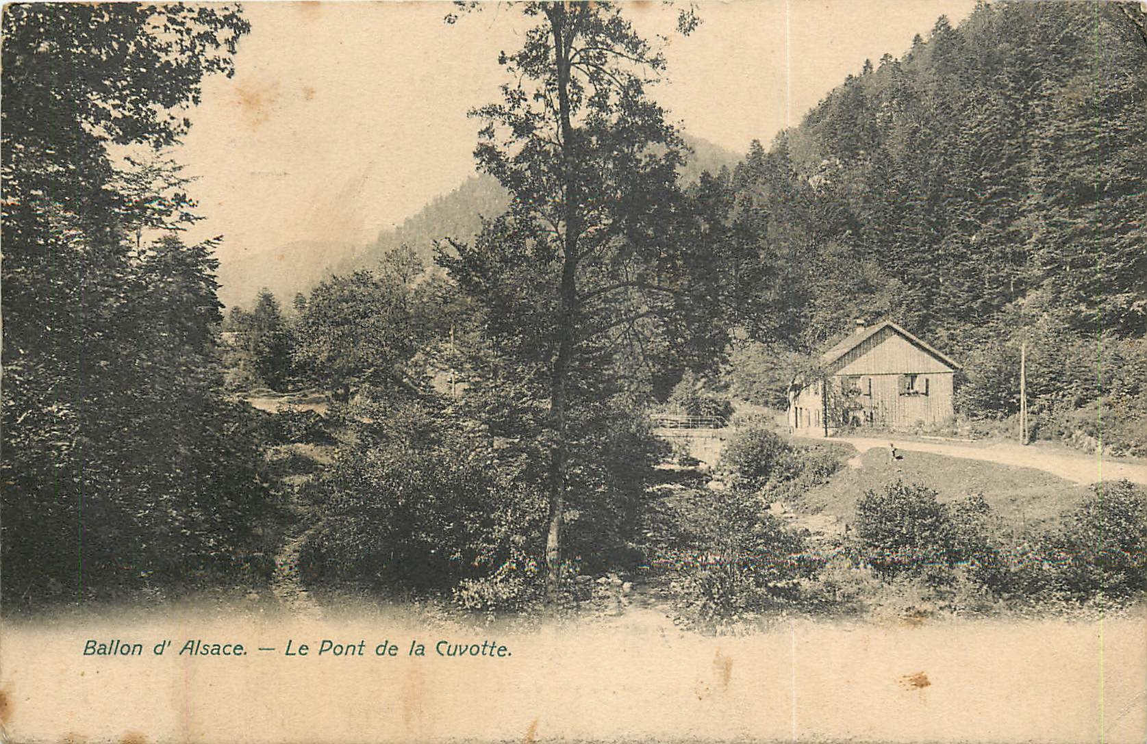 CPA Ballon d'Alsace le Pont de la Cuvotte
