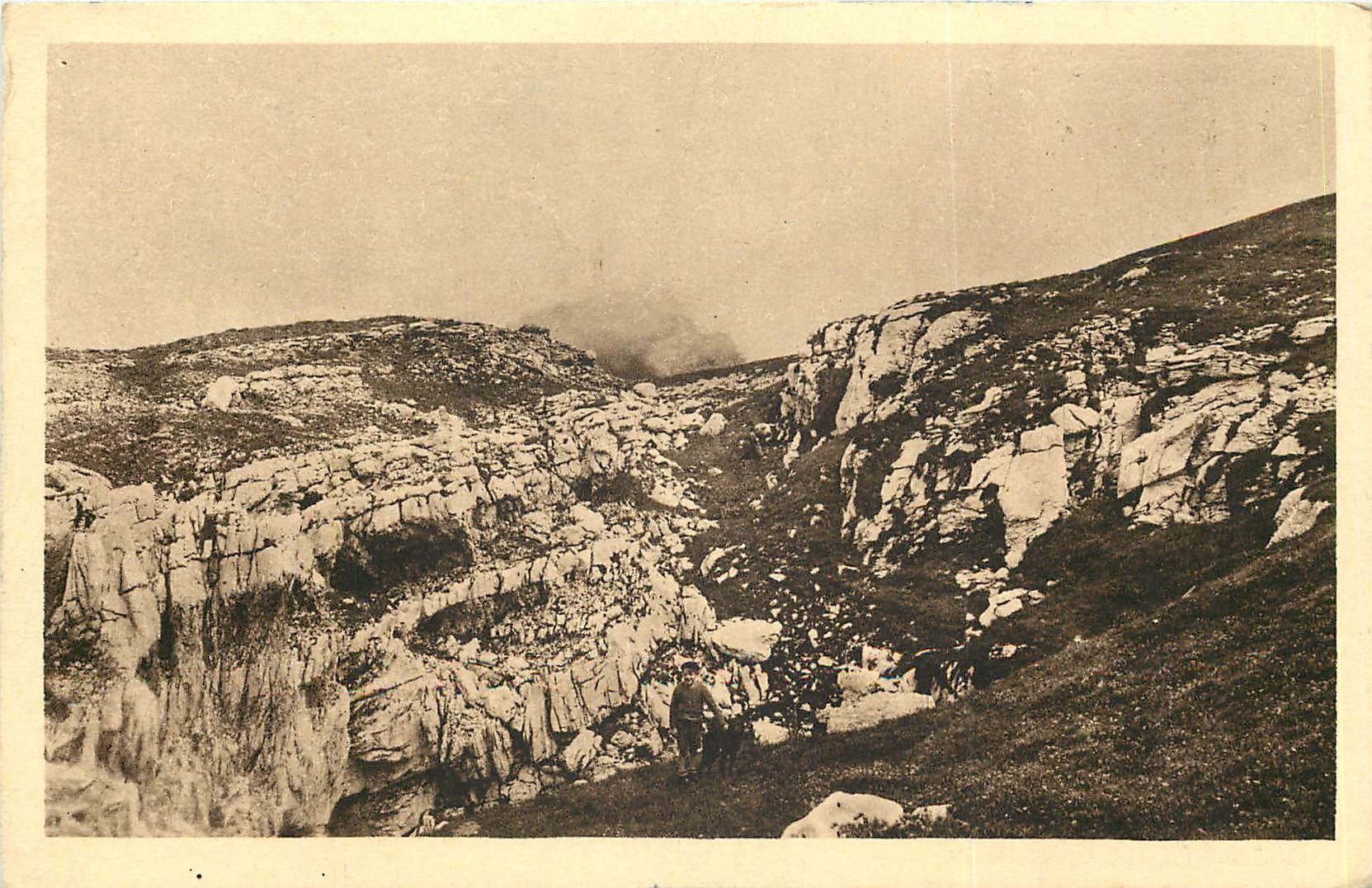 Dent de Crolles — Blick auf den Lappiaz — Ansichtskarte Nr. 708, herausgegeben von LE DAUPHINÉ