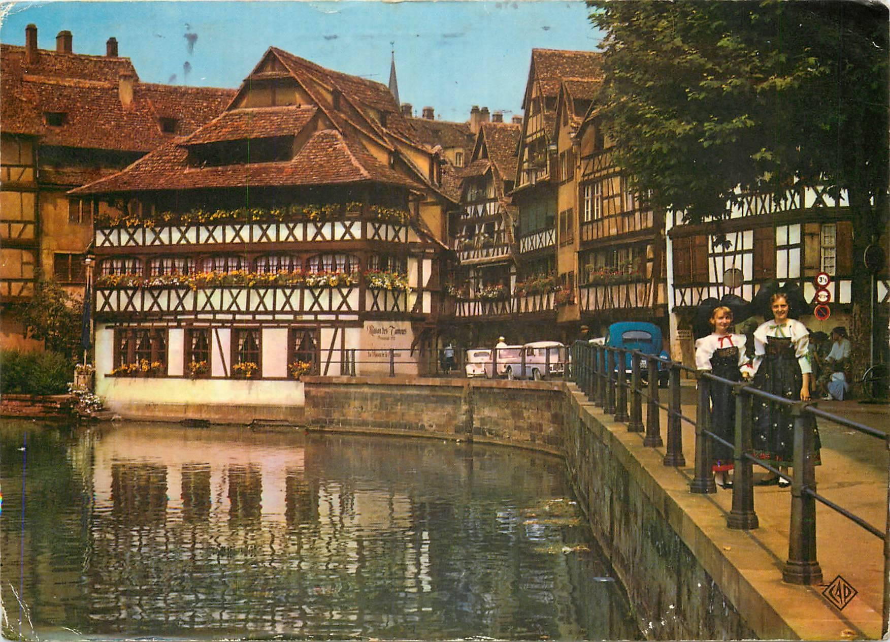 CPSM Strasbourg (Bas Rhin) Le Bain aux Plantes