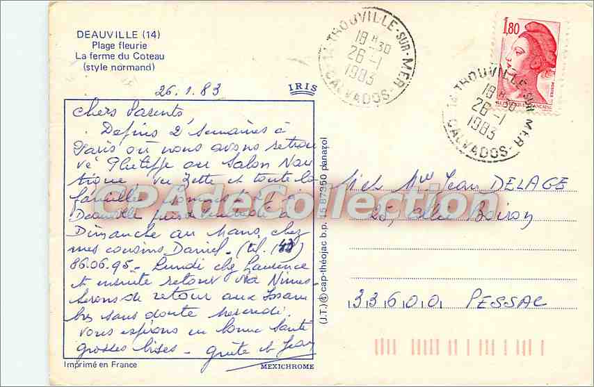 Holzhaus — normannischer Stil — Verlag IRIS — Rückseite