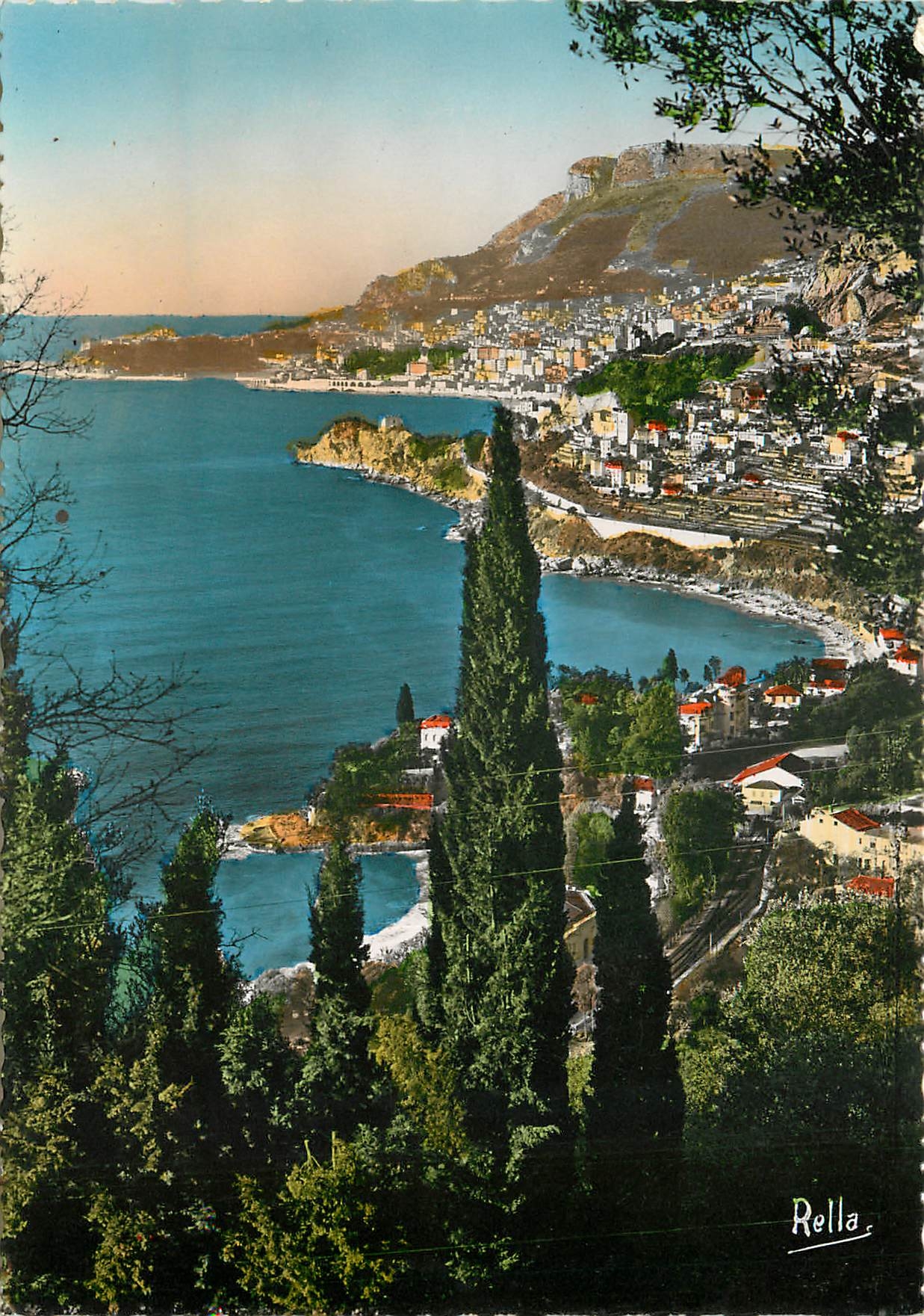 Monte-Carlo — vu de Roquebrune — Éditions Rella, n°143 - Anverso