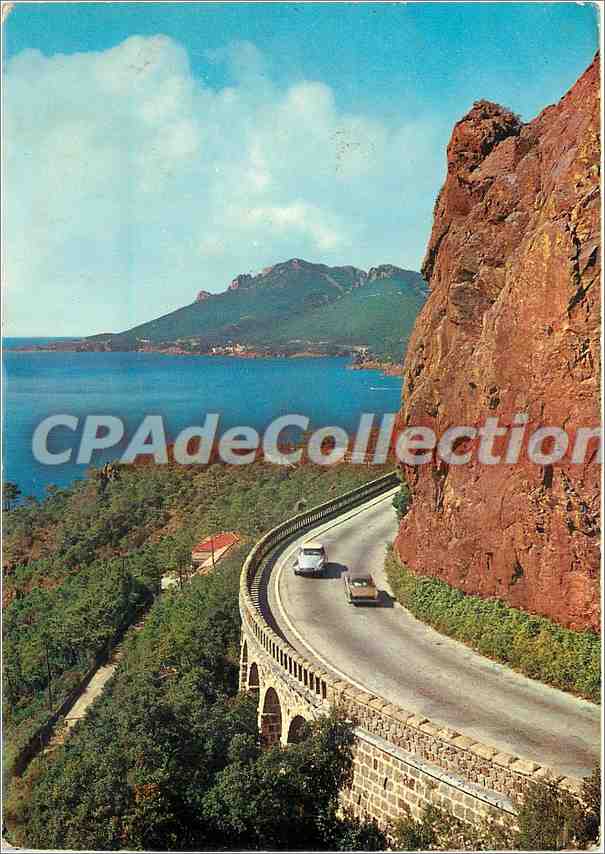 CPSM La Cote d'Azur Route de la Corniche d'Or