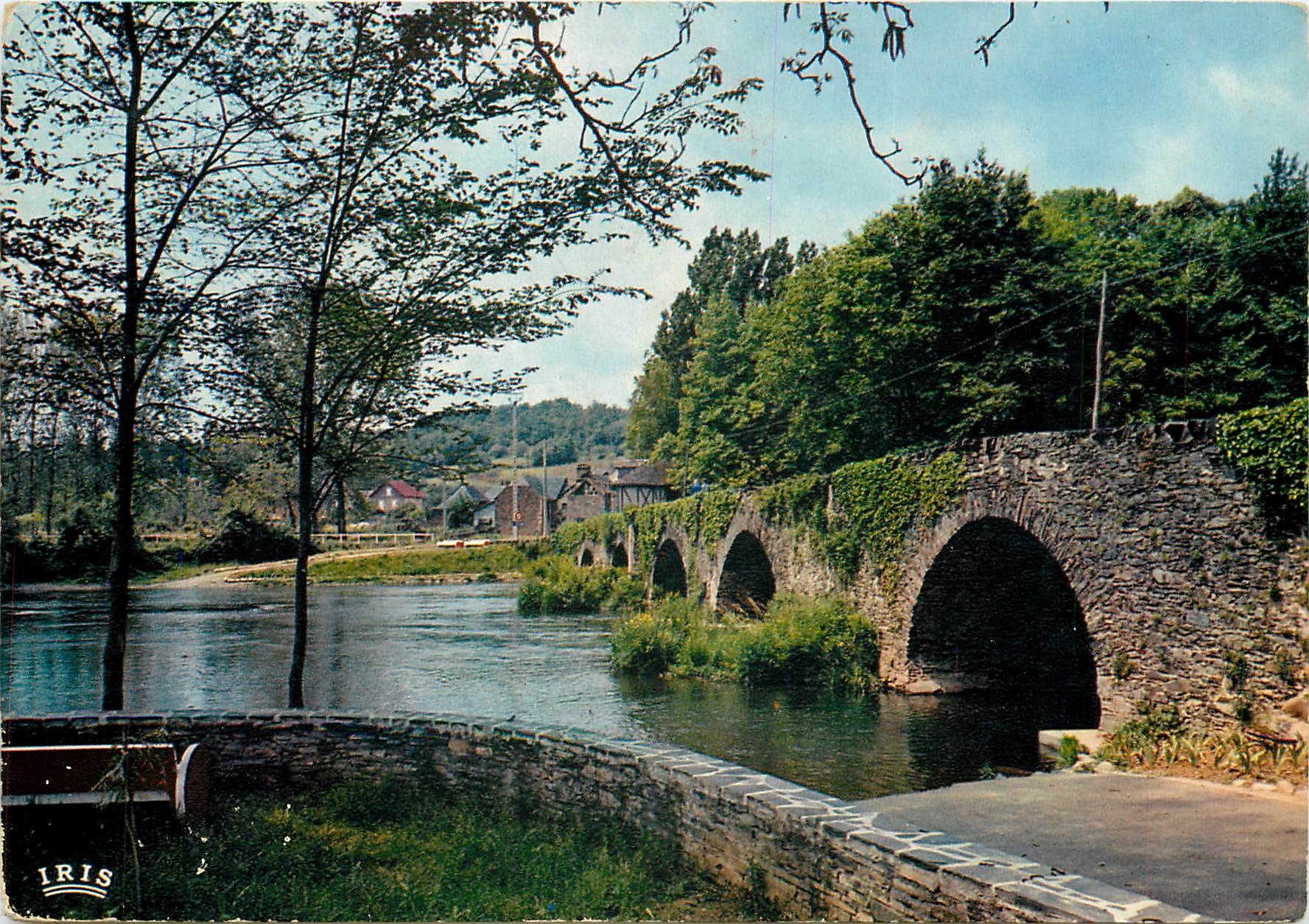 CPSM La Correze Pittoresque Le pont du Saillor