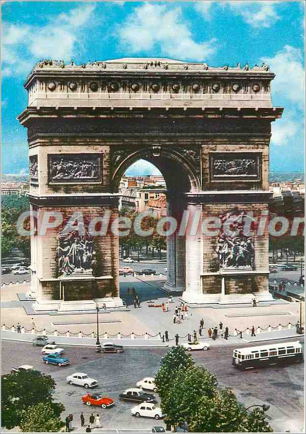 Arc de Triomphe — Paris — éditeur inconnu, n° de série 1034
