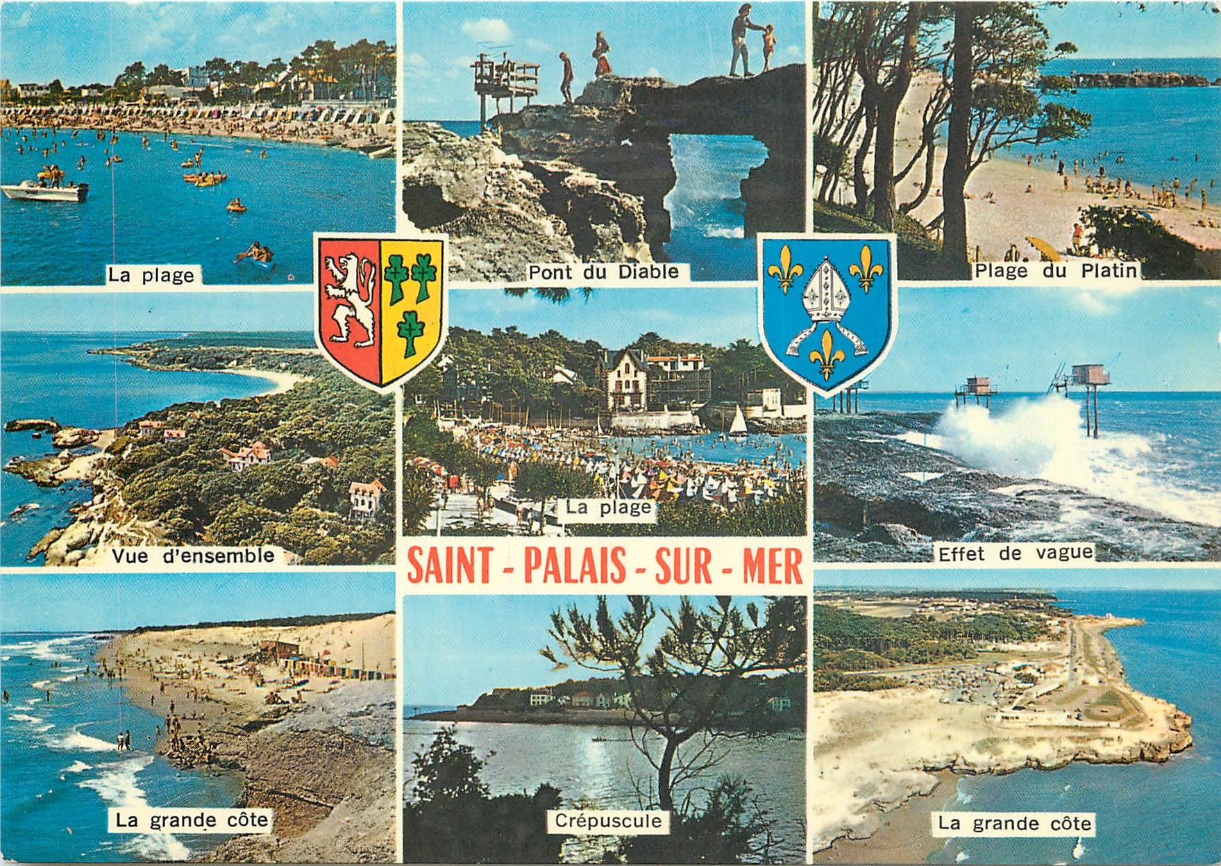 Saint-Palais-sur-Mer — vue panoramique — Couleurs Naturelles, n° 616 - Recto