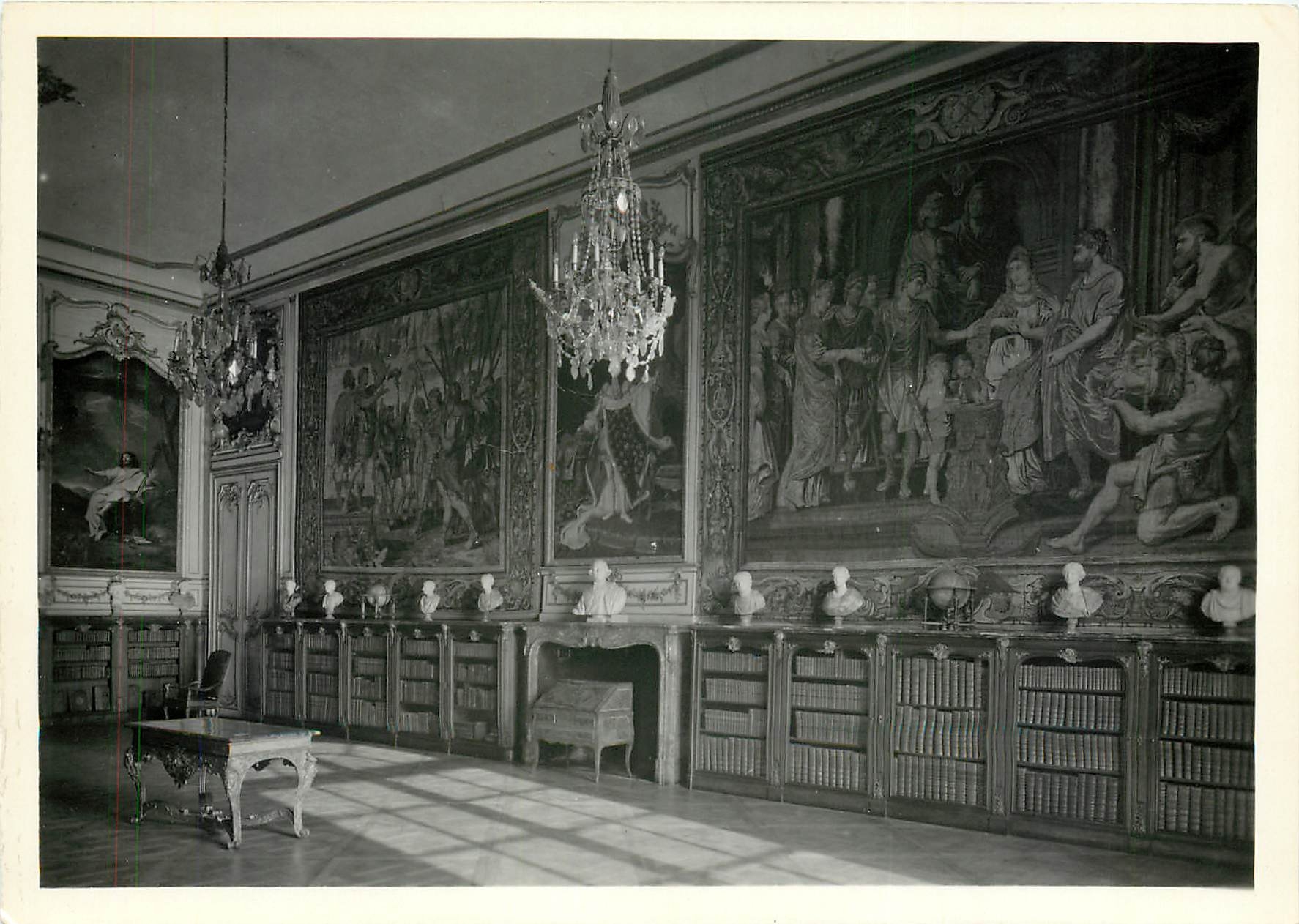 Strasbourg - Château des Rohan — Bibliothèque des Cardinaux — Tapisseries d'après Rubens, Mobilier par Bernard Cocke 1742