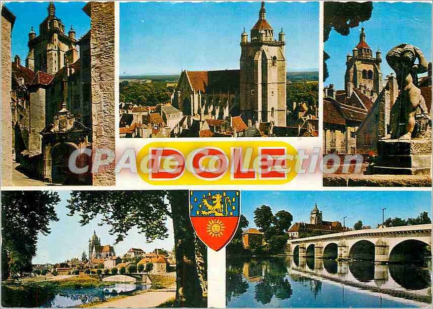 Dole — Vue panoramique et monuments — CPAdeCollection