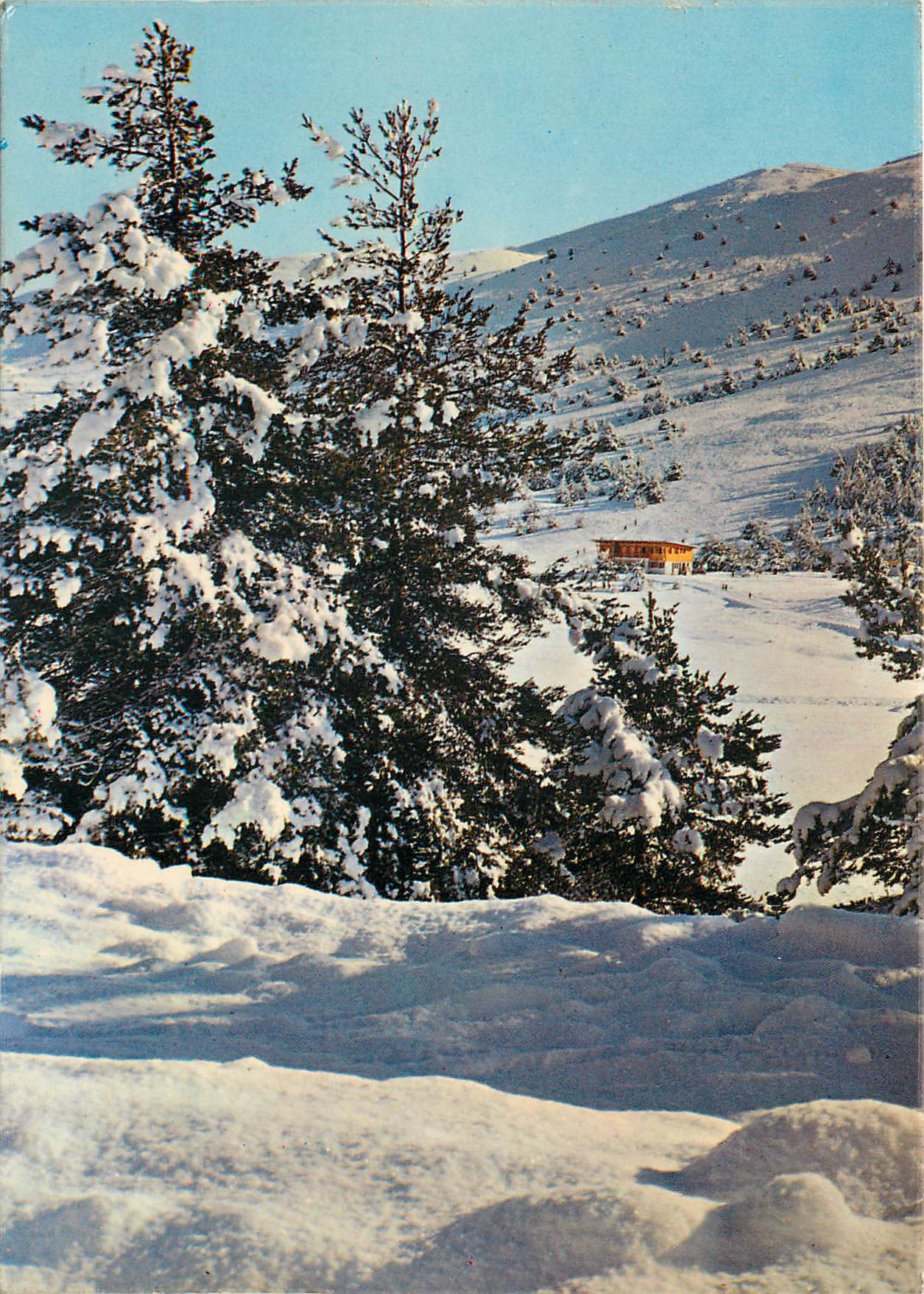 Greolieres-les-Neiges (A.M.) — paysage enneigé avec chalet — Édition Y.P.A. Nice