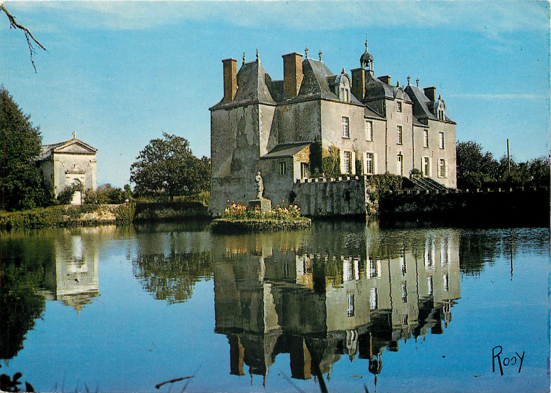 Schloss Bois Chevalier — Nordfassade (17. Jahrhundert) — Editionen SPADÈM, Nr. 5396