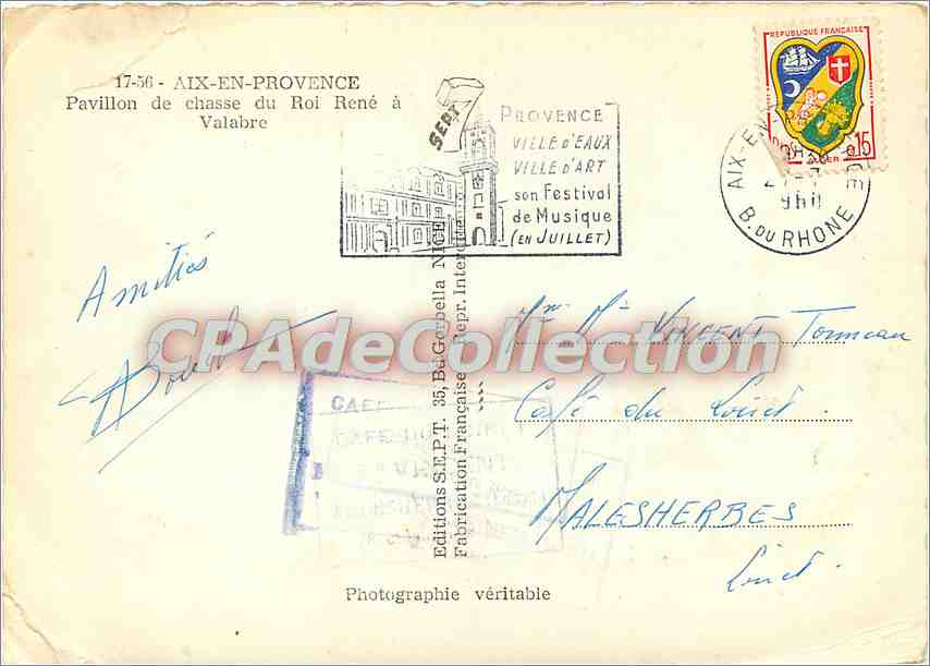 Pavillon de chasse du Roi René à Valabre — Aix-en-Provence — Éditions SEPT — Verso