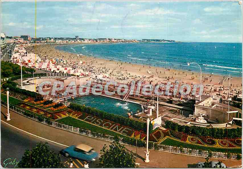 Les Sables-d'Olonne — La Piscine et la Plage — Mexichrome